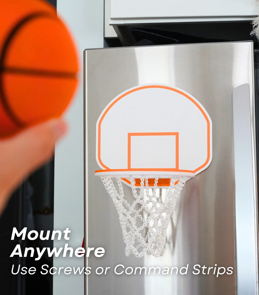 Mini Basketball with Swishing Net - Mini Hoop