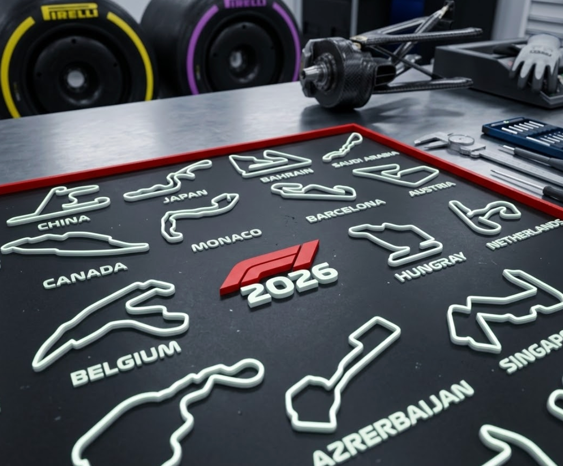 Formula 1 - 2026 Calendar Frame