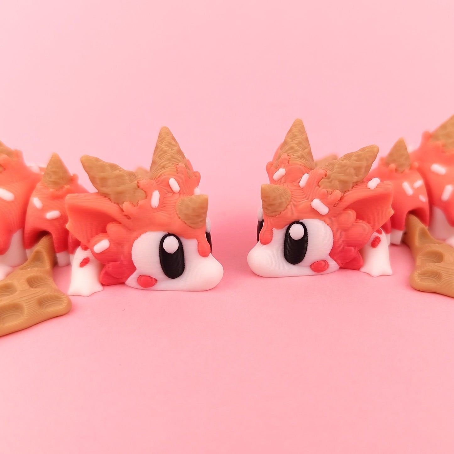 Flexi Sugar Rush Mini Dragon – A Sweet Tooth’s Fantasy in Dragon Form 🍓🍦🐉