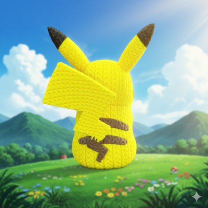Pokemon - Pikachu - Knitted Style