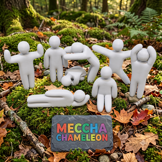 Meccha Chameleon Figures - 9 Poses