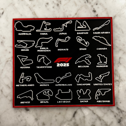 Formula 1 - 2025 Calendar Frame