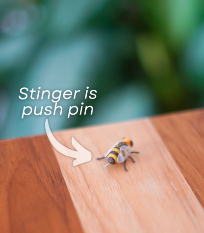 Office Bugs – Bee Tack, Leaf Bug Bookmark, Stick Bug Pen, Lady Bug Magnet