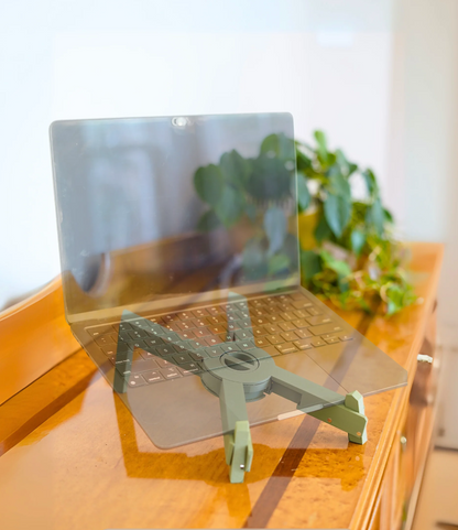 Portable Laptop Stand - Print in Place Collapsing Laptop Stand with Cable Coil