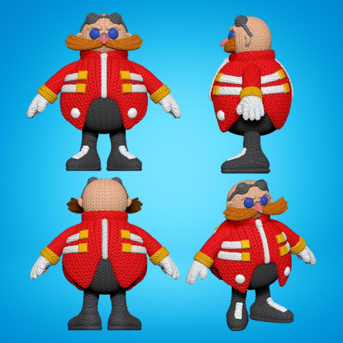 Sonic The Hedgehog | Dr. Eggman - Knitted Style