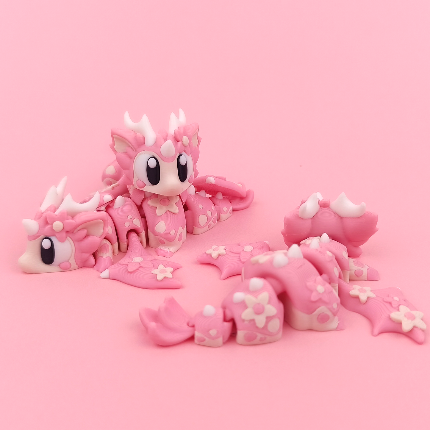 Flexi Cherry Blossom Mini Dragon with Egg – A Magical Spring Companion 🌸🐉