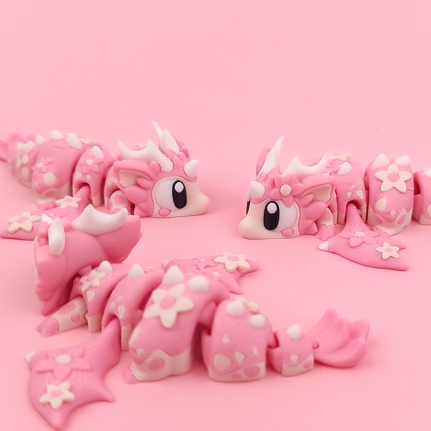 Flexi Cherry Blossom Mini Dragon with Egg – A Magical Spring Companion 🌸🐉