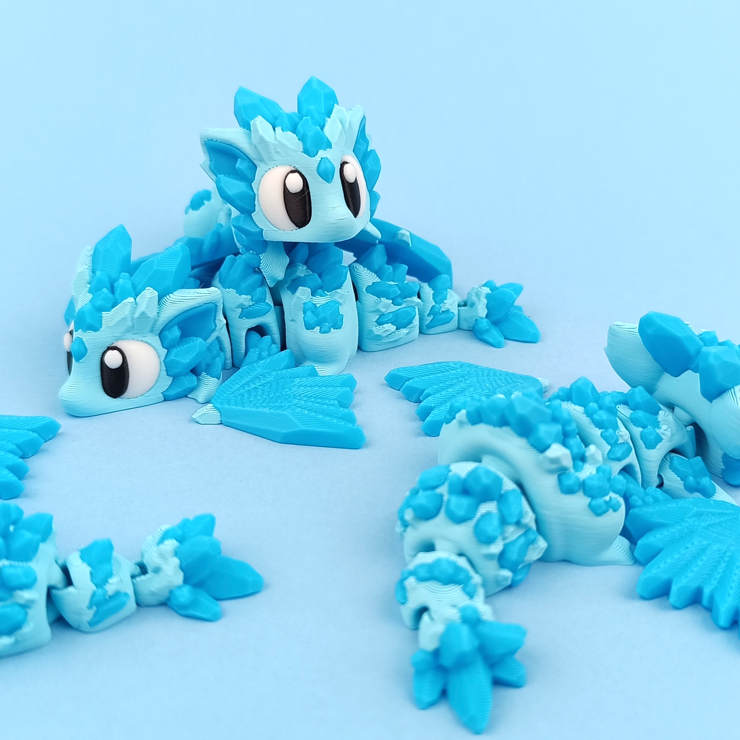 Crystal Mini Dragon – Frozen Fantasy Comes to Life ❄️🐉