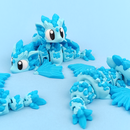 Crystal Mini Dragon – Frozen Fantasy Comes to Life ❄️🐉