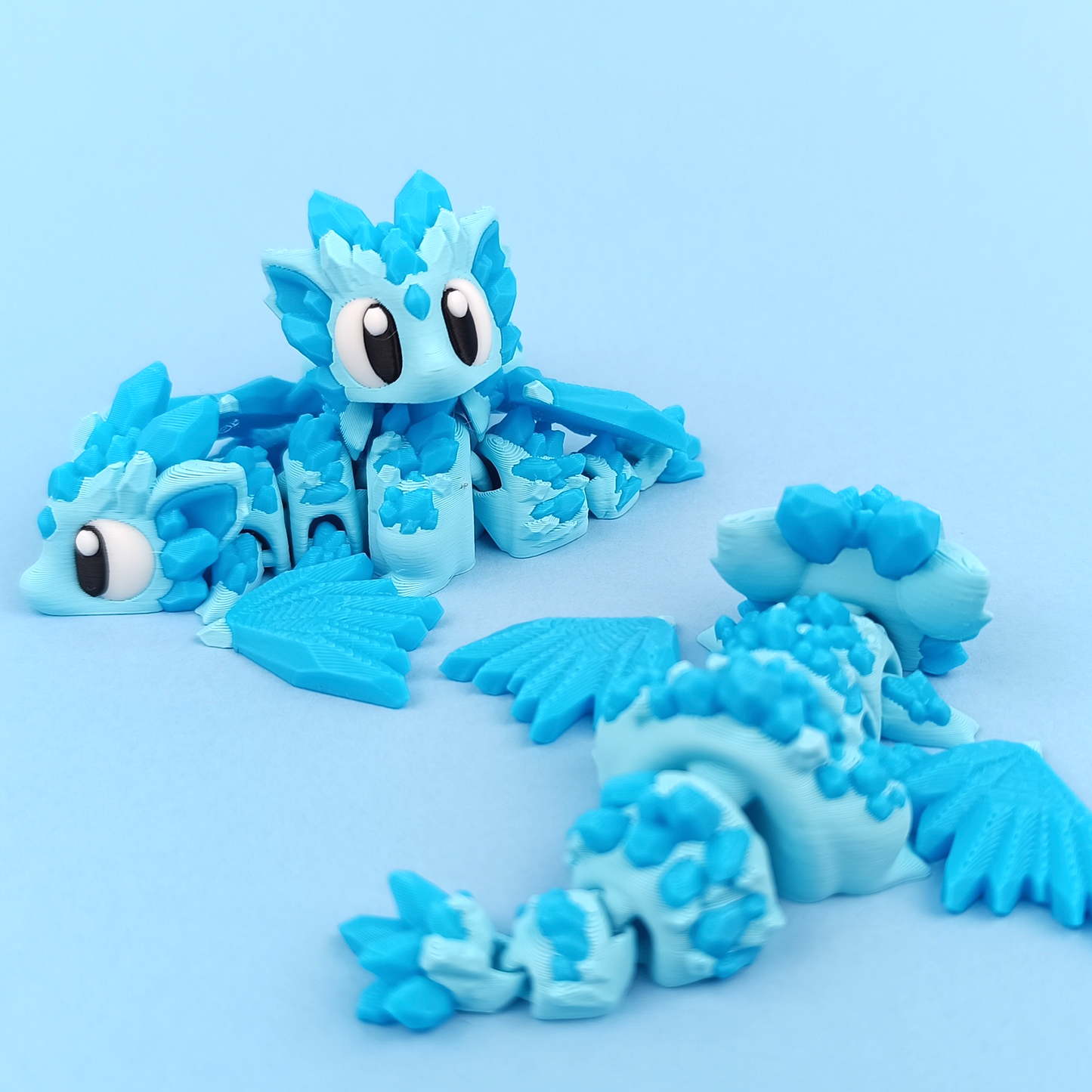Crystal Mini Dragon – Frozen Fantasy Comes to Life ❄️🐉