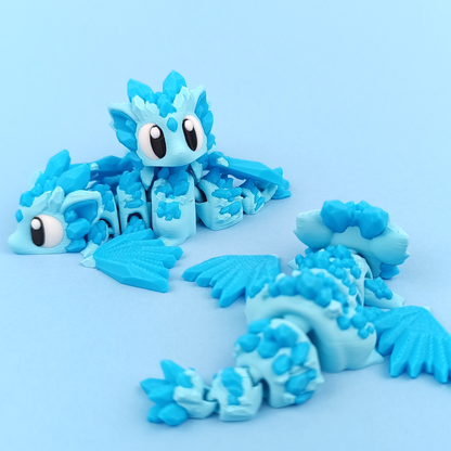 Crystal Mini Dragon – Frozen Fantasy Comes to Life ❄️🐉