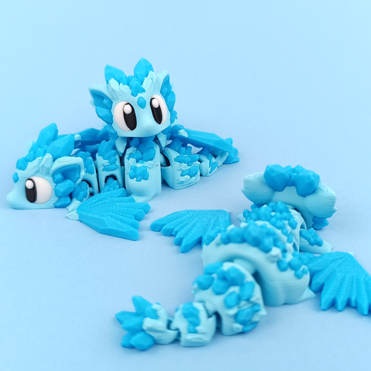 Crystal Mini Dragon – Frozen Fantasy Comes to Life ❄️🐉