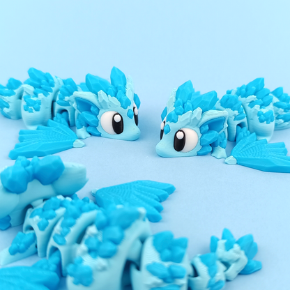 Crystal Mini Dragon – Frozen Fantasy Comes to Life ❄️🐉