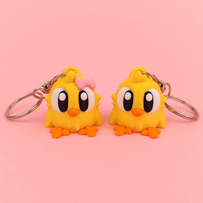 Baby Chicks – Adorable Keychain-Ready Companions 🐥✨
