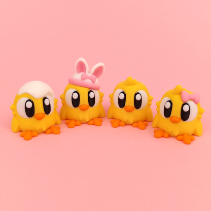 Baby Chicks – Adorable Keychain-Ready Companions 🐥✨