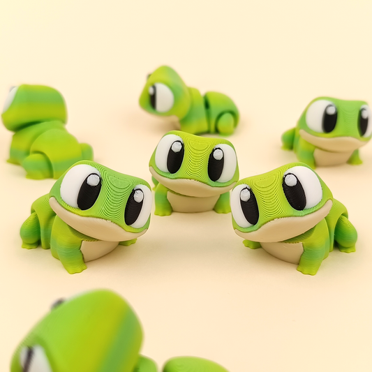 Flexi Mini Frogs – Tiny Hoppers, Big Eyes, Maximum Cuteness 🐸💚