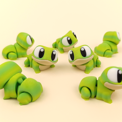Flexi Mini Frogs – Tiny Hoppers, Big Eyes, Maximum Cuteness 🐸💚