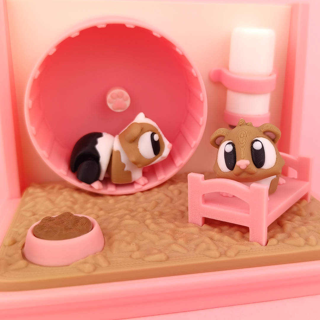 Flexi Guinea Pigs + Mini cage