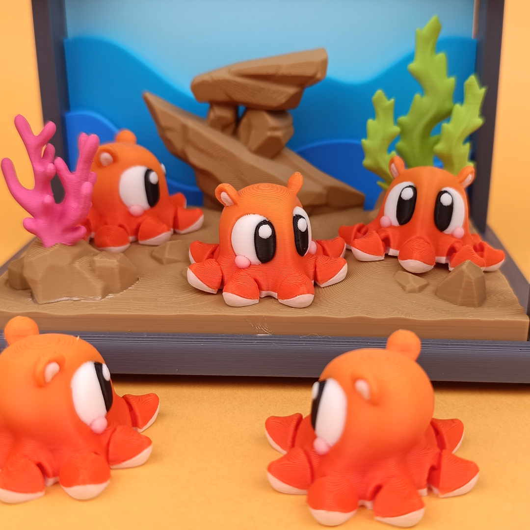 Flexi Dumbo Octopus + Tank