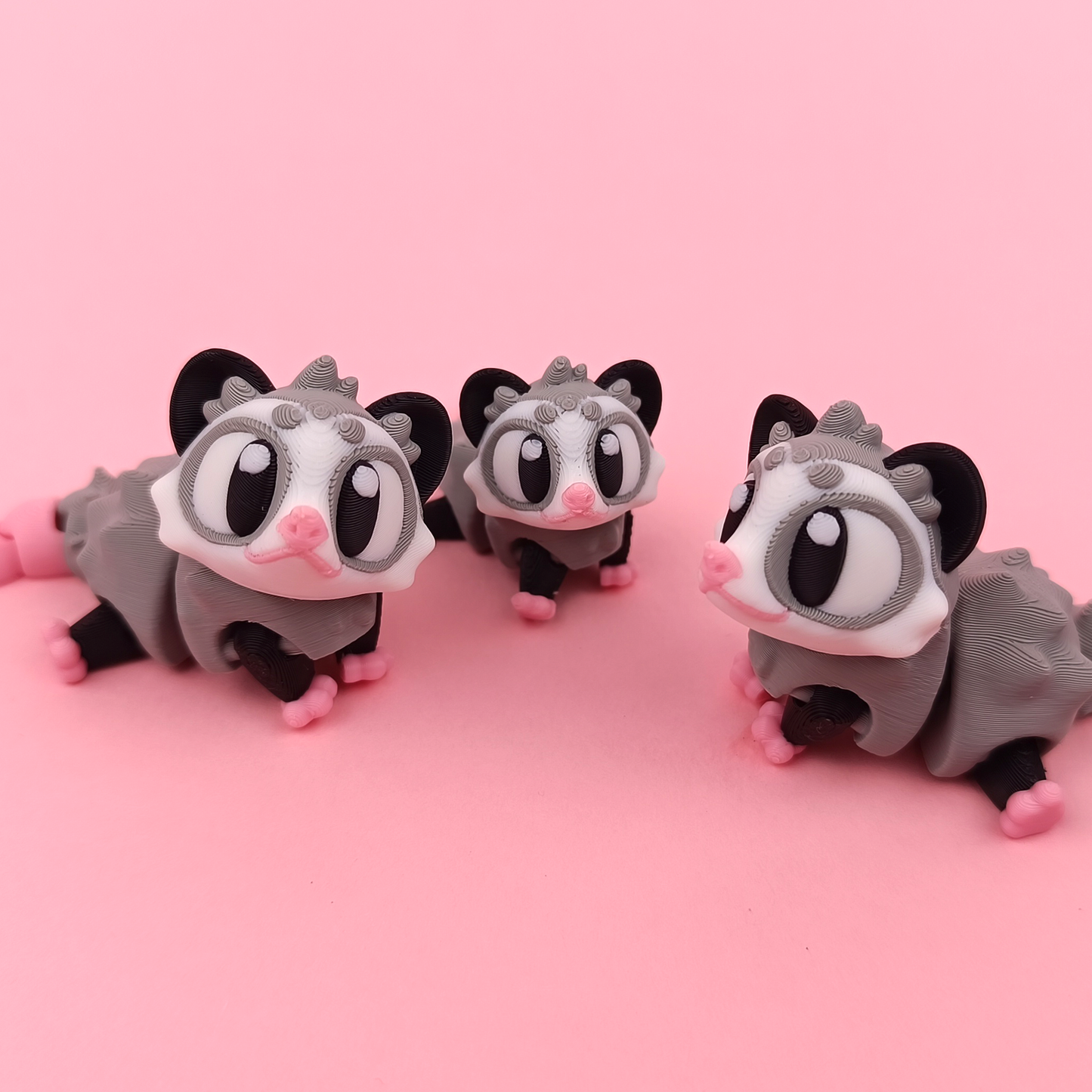 Flexi Opossum – Quirky, Cute, and Ready to Chill 🐾🖤