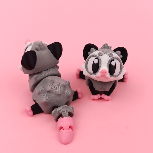 Flexi Opossum – Quirky, Cute, and Ready to Chill 🐾🖤