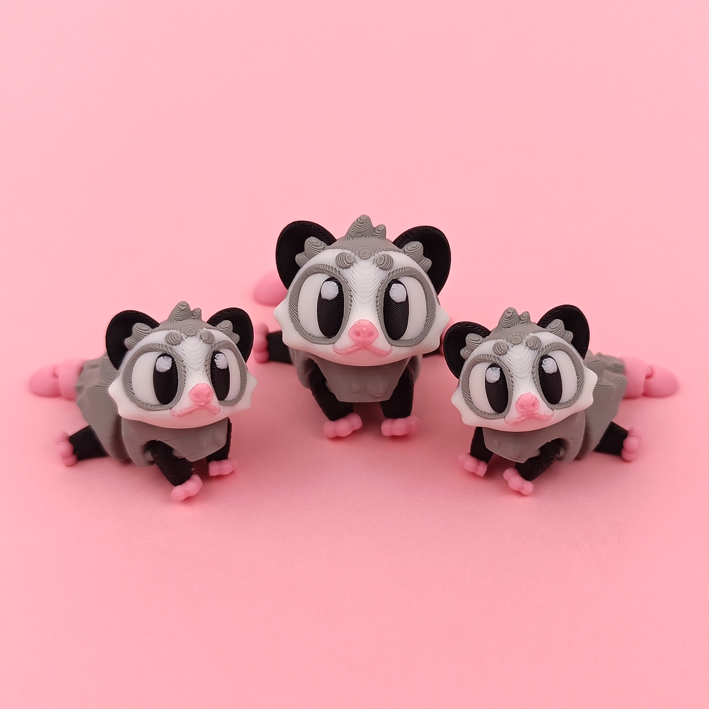 Flexi Opossum – Quirky, Cute, and Ready to Chill 🐾🖤
