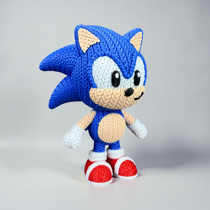 Sonic the Hedgehog | Sonic - Knitted Style