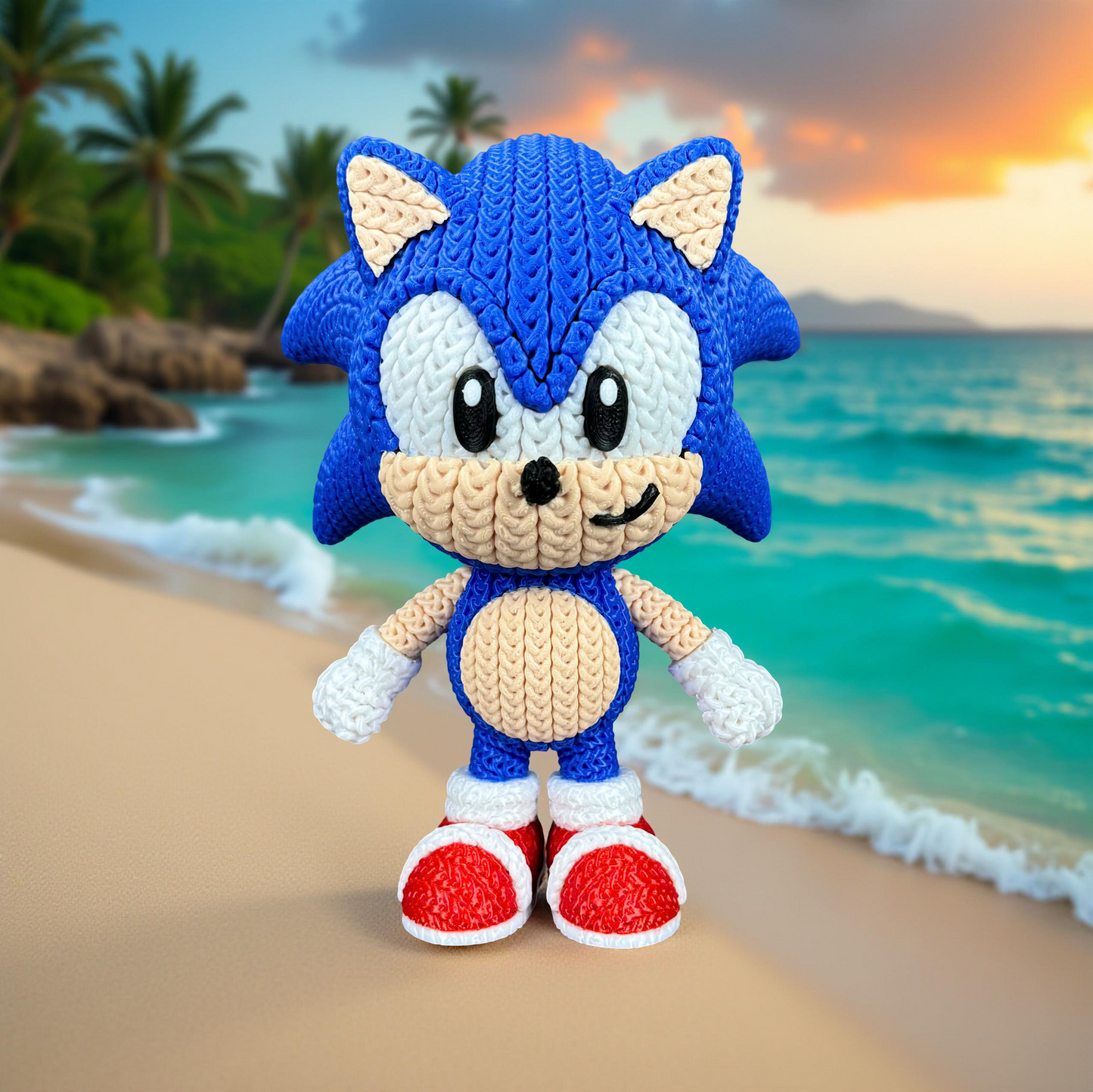 Sonic the Hedgehog | Sonic - Knitted Style
