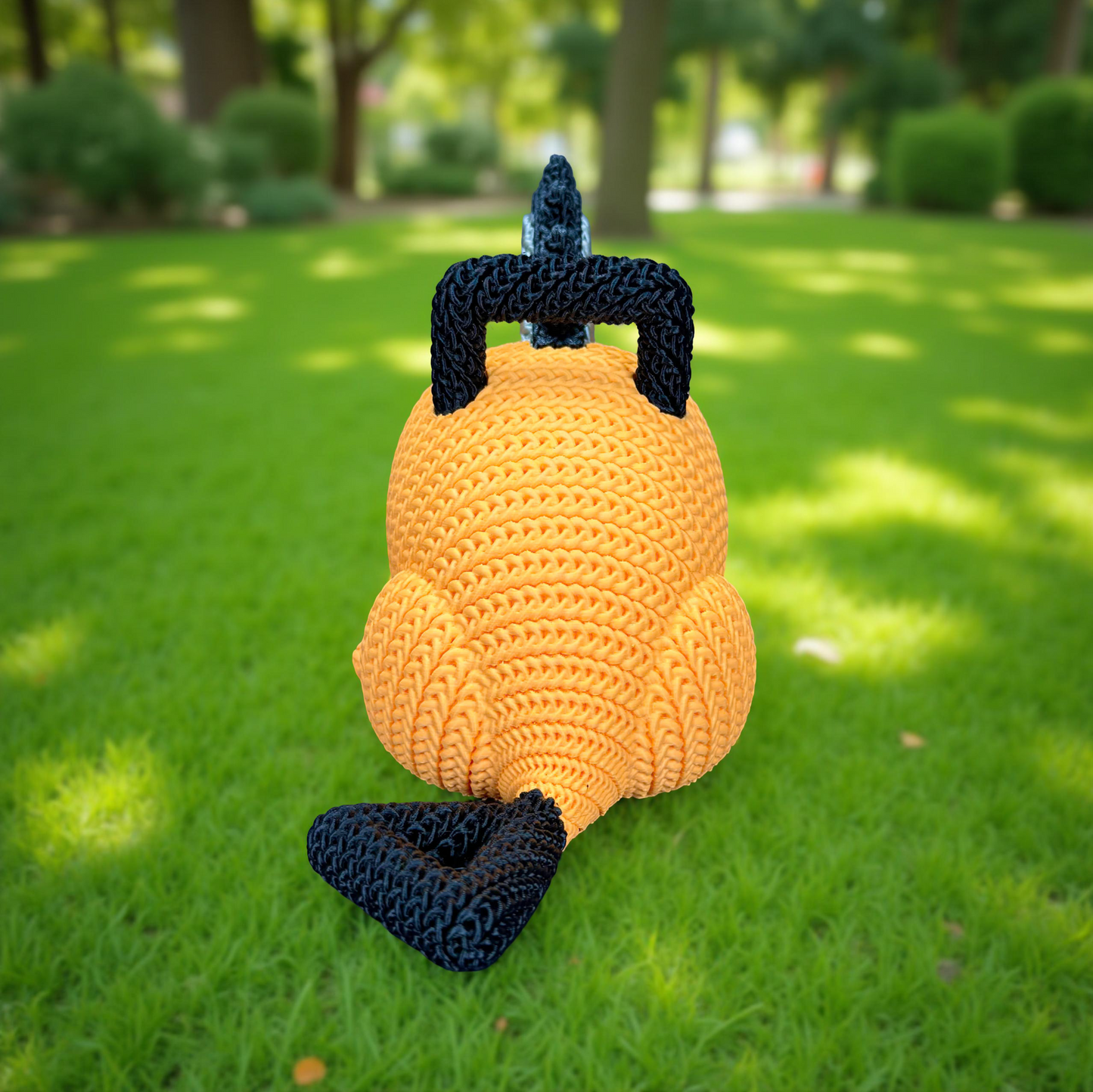 Pochita Crochet-Style Plush – Adorable Chainsaw Devil Companion