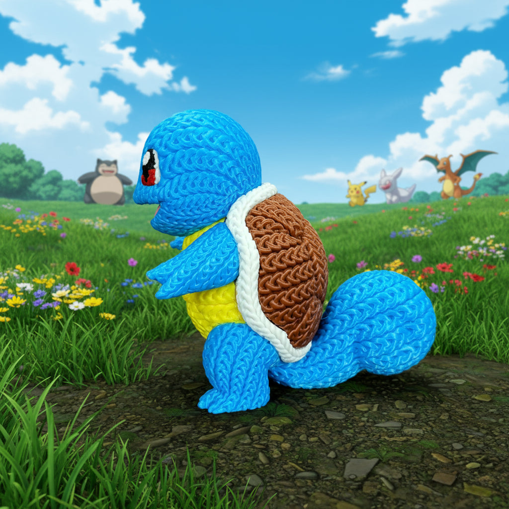 Pokemon - Squirtle - Knitted Style