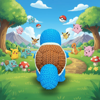 Pokemon - Squirtle - Knitted Style